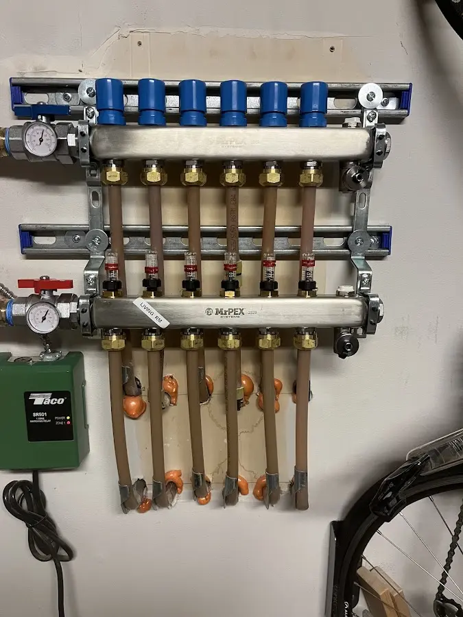 Plumber performing Leak Detection at a residential property in Herrin